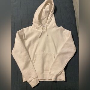 Champion Reverse Weave white hoodie